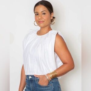 SBJ Austin Rose Top White  One Size O/S